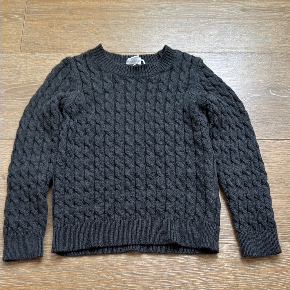 Jamie Kay Gray Boys Cable Knit Sweater - size 3T